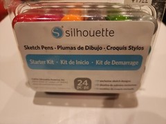 Silhouette Ultimate Sketch Pen Set 24 Pieces Cameo Portrait Curio Models
