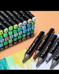 168 Colors Set Dual Brush Alcohol Markers Dual Tip Pens for Artist Kids Adults