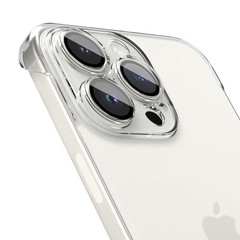Frameless Phone Case Compatible with Clear iPhone 15 Pro Transparent Clear