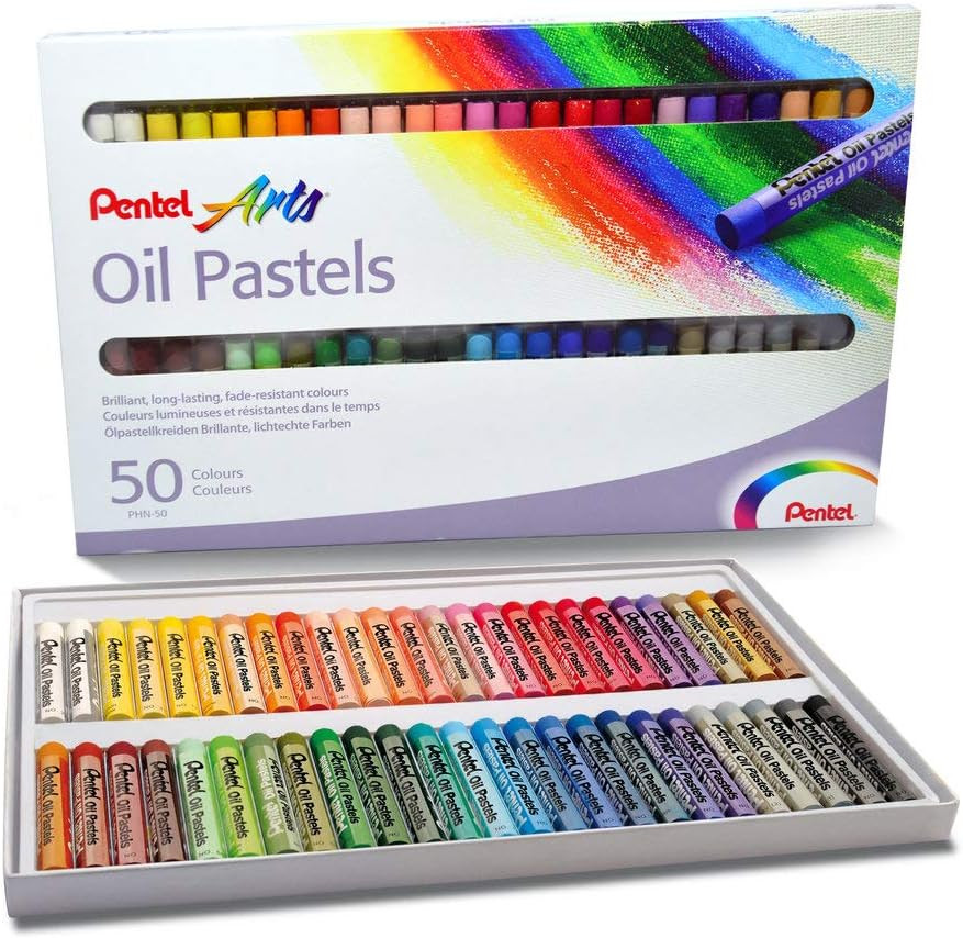 Pentel Oil Pastels – Set 50 Office Product