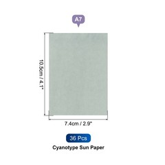 Cyanotype Paper,36 Sheet Sun Print Paper Kit Blue Crafts Paper,4.1×2.9 inch
