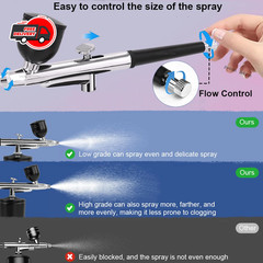 1pc Portable Airbrush Spray Gun 0.3mm Nozzle for Model Cake Car Painting – NEW