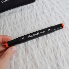 Touch Mark Pens, Twin Marker Colour Pens x48 with Carry Case