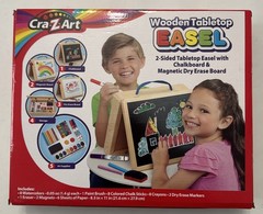 Cra-Z-Art, Wooden Tabletop Easel, 5 In 1 Portable Easel