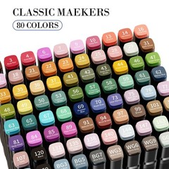 Alcohol Markers, 168 Colors Dual Tip Permanent Art Markers for Drawing,for Ad…