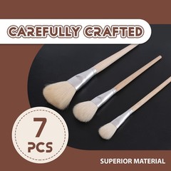 7 Pcs Mop Brush for Acrylic Painting Gilding Brush Versatile Mop Brushes3550