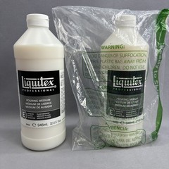 (2) Liquitex Professional Effects Medium 946ml 32-oz Gloss Pouring Medium New