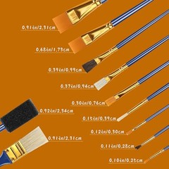 Painting Brushes, 25 All Purpose Paint Brushes Bulk Painting Brushes for Kids,