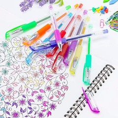 Portable 36-Piece Gel Pen Set with Durable Case – Essential for Creative Minds