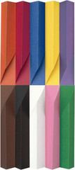 papel construccion 10 colores surtidos 12 x 18 pulgadas 50 hojas para artesania