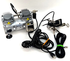 Sparmax Twin Cylinder Airbrush Compressor Set 1/6 HP | Similar to TC-2000 READ