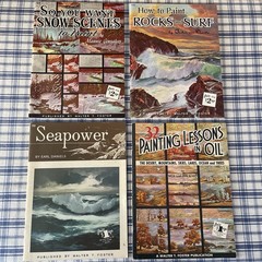 Vintage Walter T Foster -LOT OF 4- How to Paint & Art Instruction Books