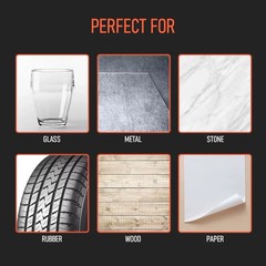 12Pcs Waterproof Permanent Paint Marker Pen For Car Tyre Tire Tread Rubber Metal