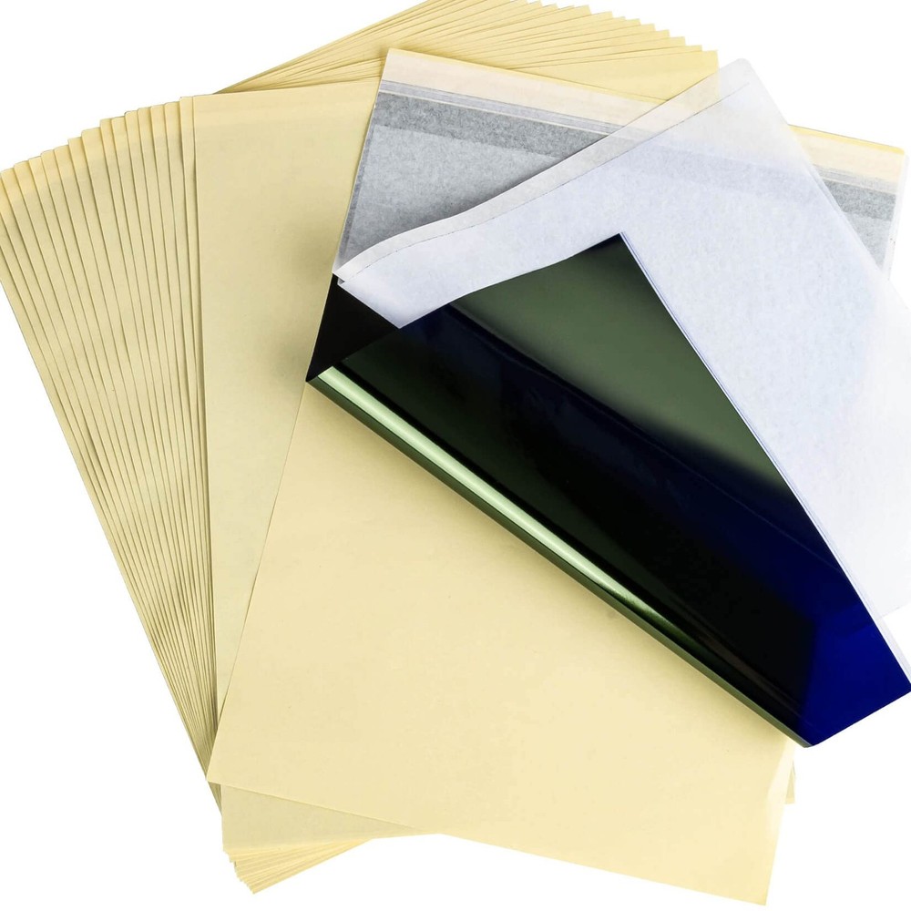 Sukh 20 Sheets Tattoo Transfer Paper – Stencil for White 1