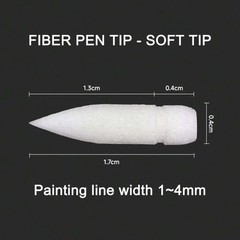 20 Pcs Replacement Nibs for Liquid Acrylic Paint Markers Fit for Guangna and Lan
