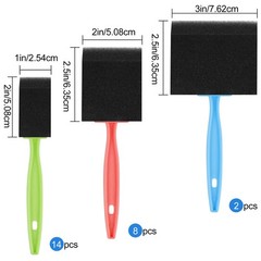 Foam Paint Brushes Sponge Brush for DIY Painting, Craft Paint Sponges Set