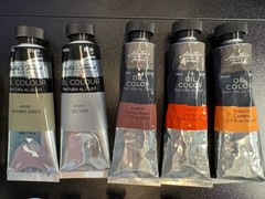 Lot of 17 Oil Paint Winsor & Newton, Grumbacher, Master’s Touch Various Colors