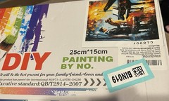 Couple Musician DIY Canvas Acrylic Kit Paint by Number 25X15cm/9.8”X5.9”