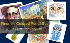 36 Pack Colored Pencils for Adult Coloring Books, Soft Core, Art Drawing Pencils