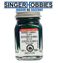 Testors 1530TT Enamel 1/4 oz Metal Flake Green Paint
