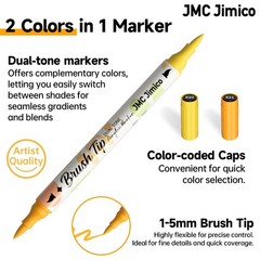 72 Colors Acrylic Paint Markers, Soft Brush Tip Acrylic Markers Set, Dual-Col…
