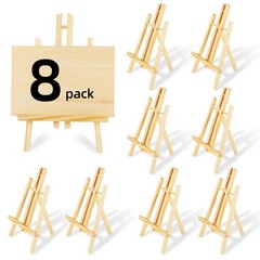 8 Pack16 x7.7 Wooden Easel,Easel Stand for Painting,Tabletop