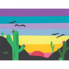 500 Sheets 9 x 12 Heavyweight Construction Paper, 10 Assorted Colors, Art