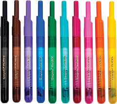 Clicks Retractable Tip Markers (10Ct), Washable Cone Tip Art Marker Set, Easter