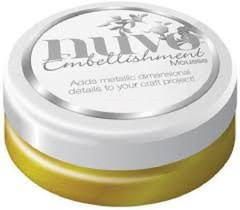 NUVO EMBELLISHMENT MOUSSE COLLECTION- 3 COLORS -MOTHER OF PEARL -PLATINUM -GOLD