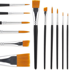 Face Paint Brush Set, 6 Pcs Professional Artist Brush for Body Face Painting …