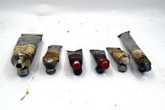 ANTIQUE Oil Paint Set (Emerald Green, Vermillion, Flake etc.!)- Winsor & Newton