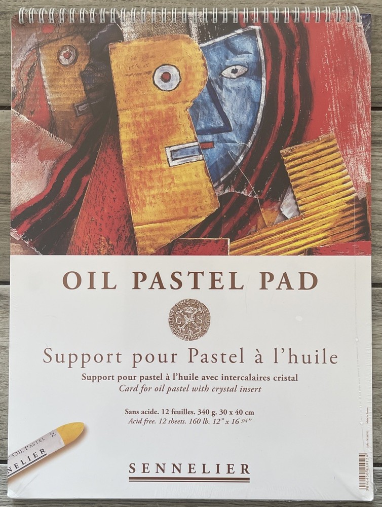 Sennelier Oil Pastel Pad 30x40cm 340gsm 12 Sheets Brand New Interleaved