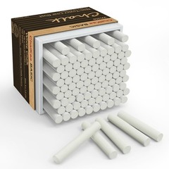White Chalk 100PCS, Chalkboard Chalks for 100 Count (Pack of 1), white