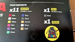 Uni-ball Posca PC-5M Assorted Paint Marker Pens Water Based 12 Pack with Pouch