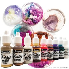 Jacquard Alcohol Ink Set – Overtones – – – 9 Assorted Colors Half