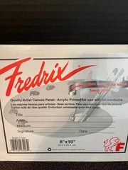 NEW 3 Pack Of 8 X 10 Fredrix Artist Canvas Panels