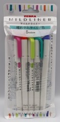 ZEBRA Mildliner Double-Sided Highlighter (Marker, Pen) NEW 35 Color Set – JAPAN