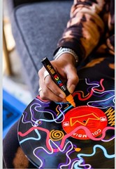 Uni POSCA PC-5M Water-Based Paint Markers (8 Pack) 1.8-2.5mm – Brand New!