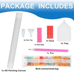Diamond Painting Kit for Adults 5D DIY the Couple Under the Umbrella Full Drill