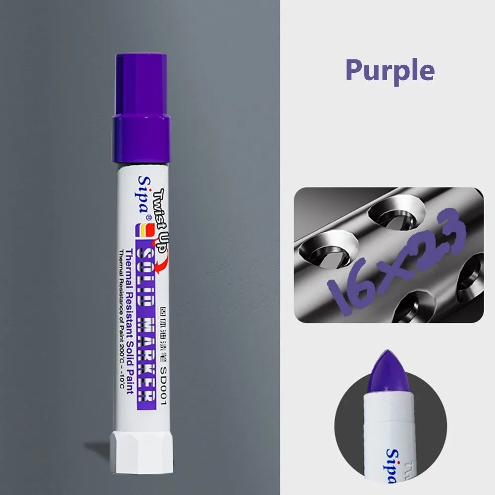 New Solid Paint Pen Oil Based Waterproof Marker High Temp Fast Shipping