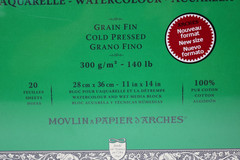 Arches Watercolor Paper Block, Cold Press, 11″ x 14″, 140 Pound 11″x14″ – NEW!
