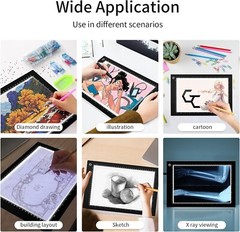 Durable A4 Drawing Light Pad with Adjustable Brightness – Perfect for Sketching