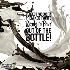 Pouring Masters Dark Brown Bark Metallic Pearl 64oz Water-Based Acrylic Paint