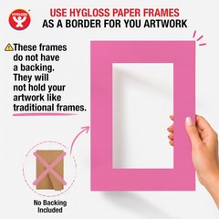 Paper Picture Frames 24 Pack 8×10.5 Inch Colorful Cardstock Hygloss Photo Papers