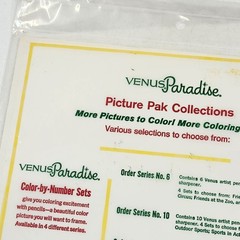 Venus Paradise Color by Number Picture Pak 0549-1 Defense & Discovery Collection