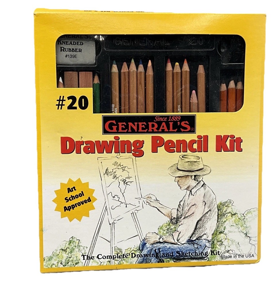 General’s – Drawing Pencil Kit #20 – The Complete Drawing & Sketching Kit