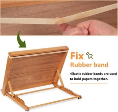 5-Position Wood Drafting Table Painting Tabletop Easel & Sketching Board