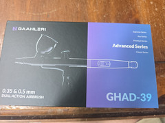 Airbrush Kit, Airbrush Gun dual action 0.35 & 0.5mm Gaahleri new open box