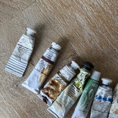 gouache paint lot Of 15 Hard In The Tube, But Can Be Reconstituted! See Descript