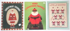SET OF 9 Vintage Tole Painting Santa Books & Patterns by Margaret Wilburn